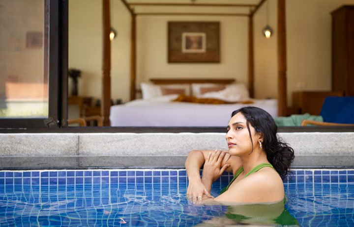 vedic village private pool villa